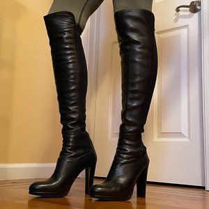 Stuart Weitzman Over-the-Knee High Heeled Boot